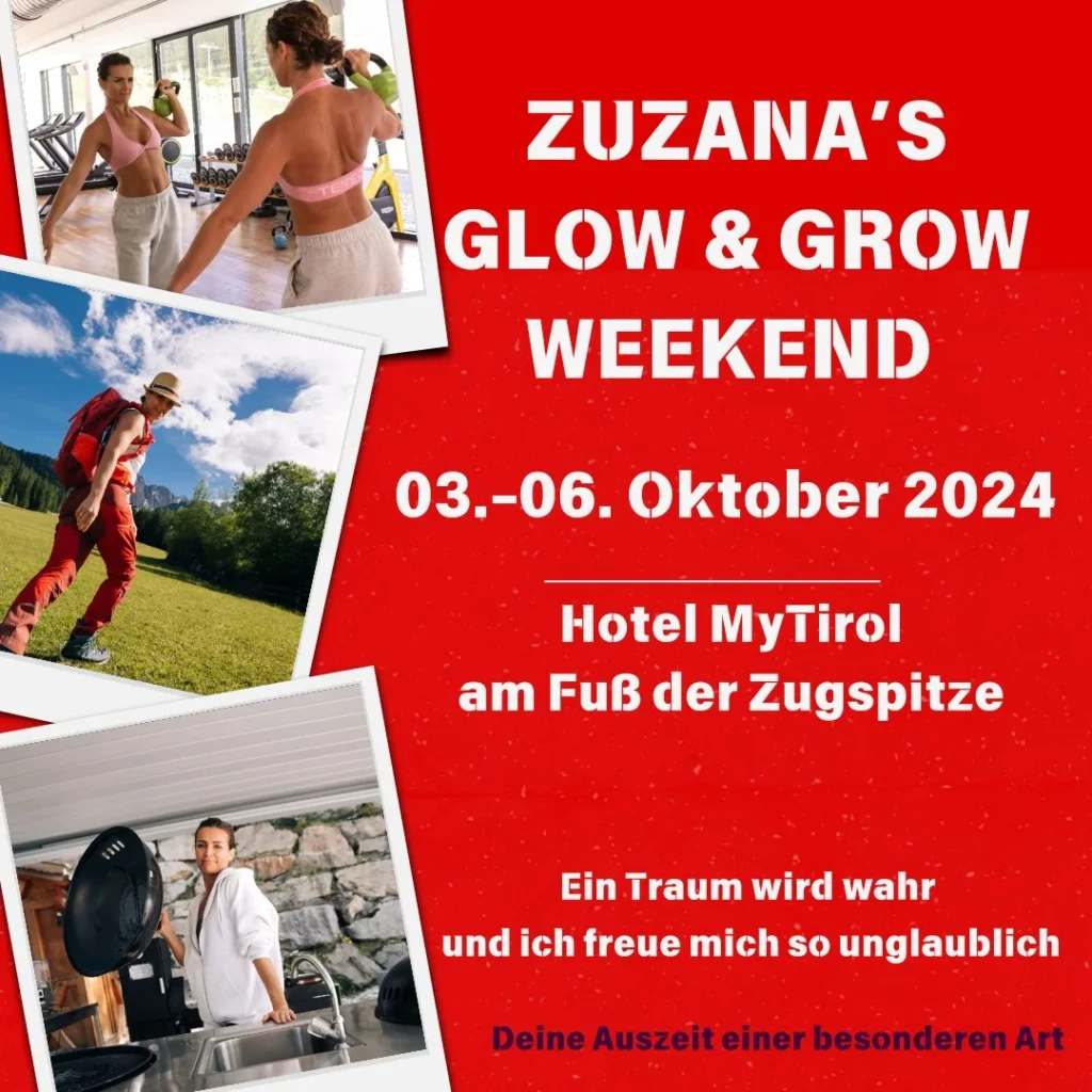 "Zuzana's Glow & Grow Weekend" im Hotel MyTirol